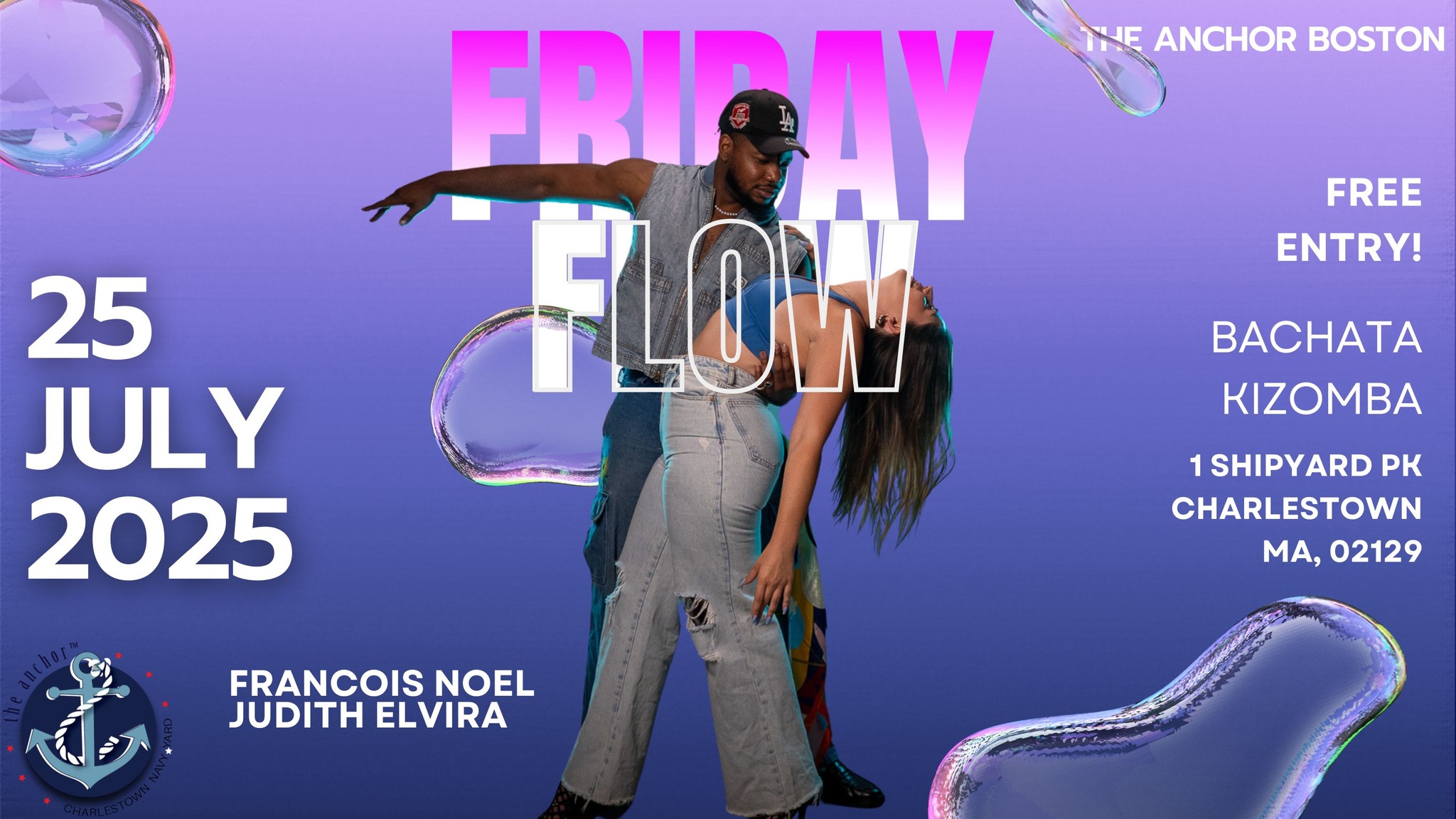 Friday Flow: Bachata & Kizomba Dancing at The Anchor