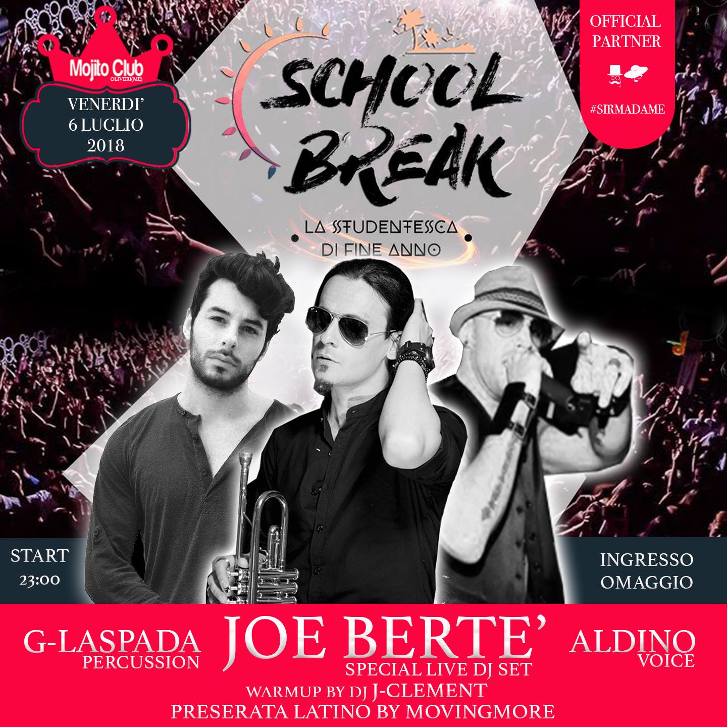 School Break at "Mojito Club"(Oliveri-Me) Ingresso Free