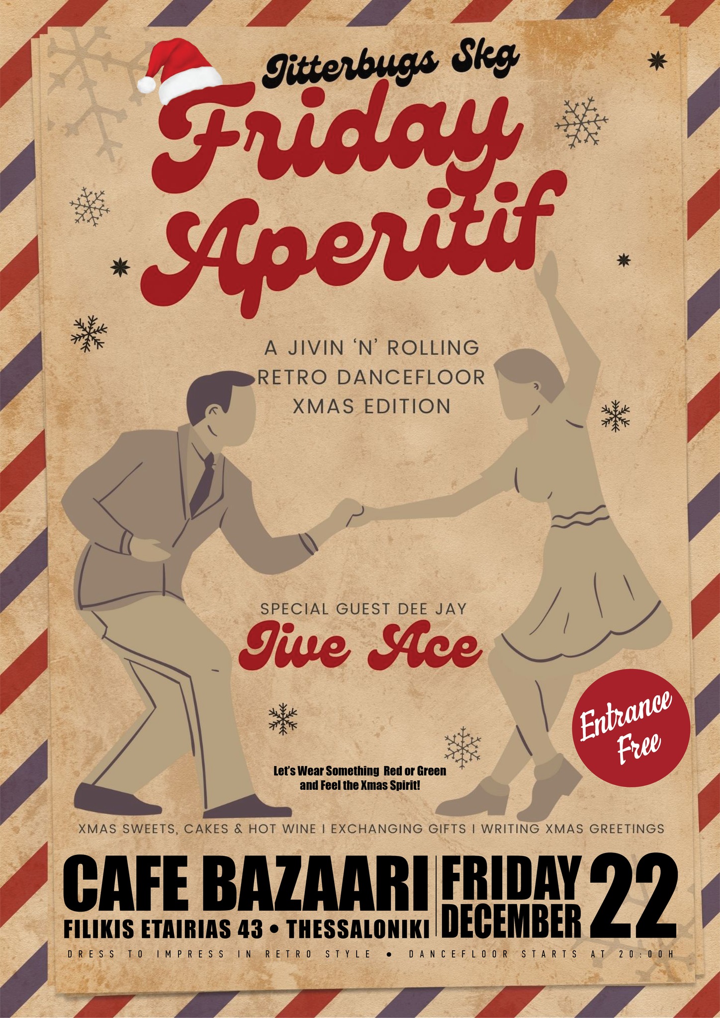 Jitterbugs' SKG Friday Aperitif Xmas Edition