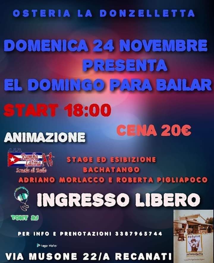 EL DOMINGO PARA BAILAR