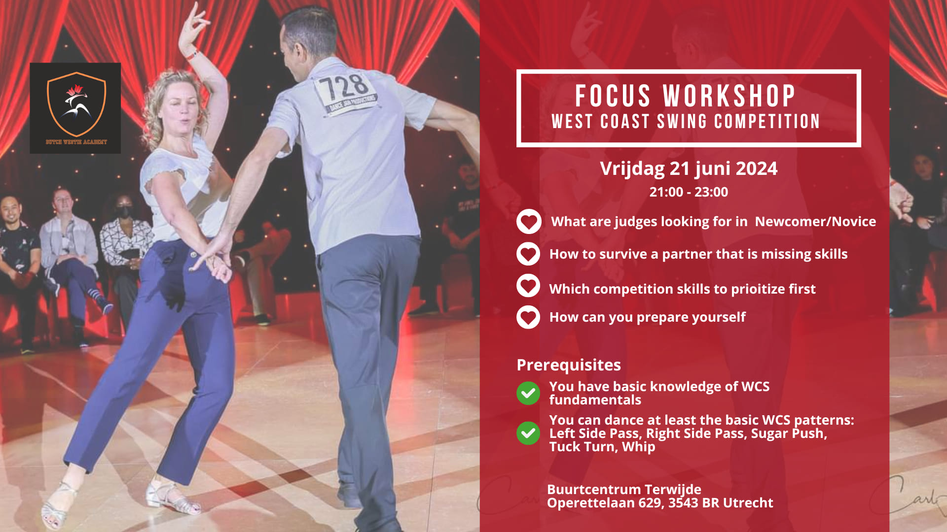 Focus Workshop West Coast Swing Competition