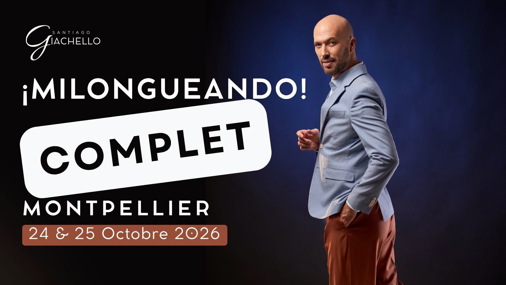 Milongueando Montpellier avec Santiago Giachello !