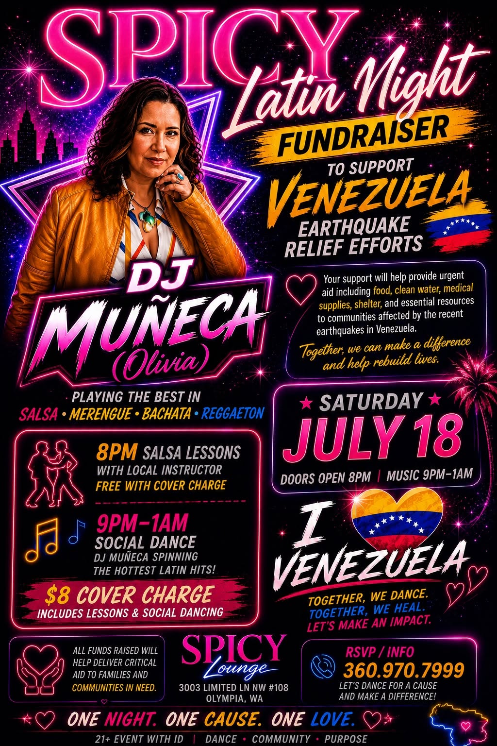 FUNDRAISER TO SUPPORT VENEZUELA EARTHQUAKE RELIEF EFFORTS🙏🏽❤️