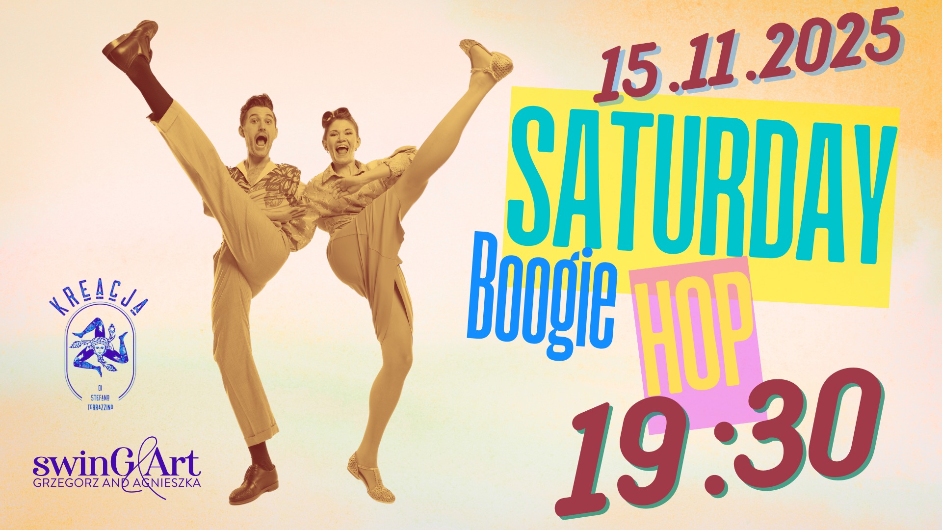 Saturday Boogie Hop! - Boogie and Rhythm&Blues potańcówka i afterparty po "Sikelia Boogie&Roll Cup"