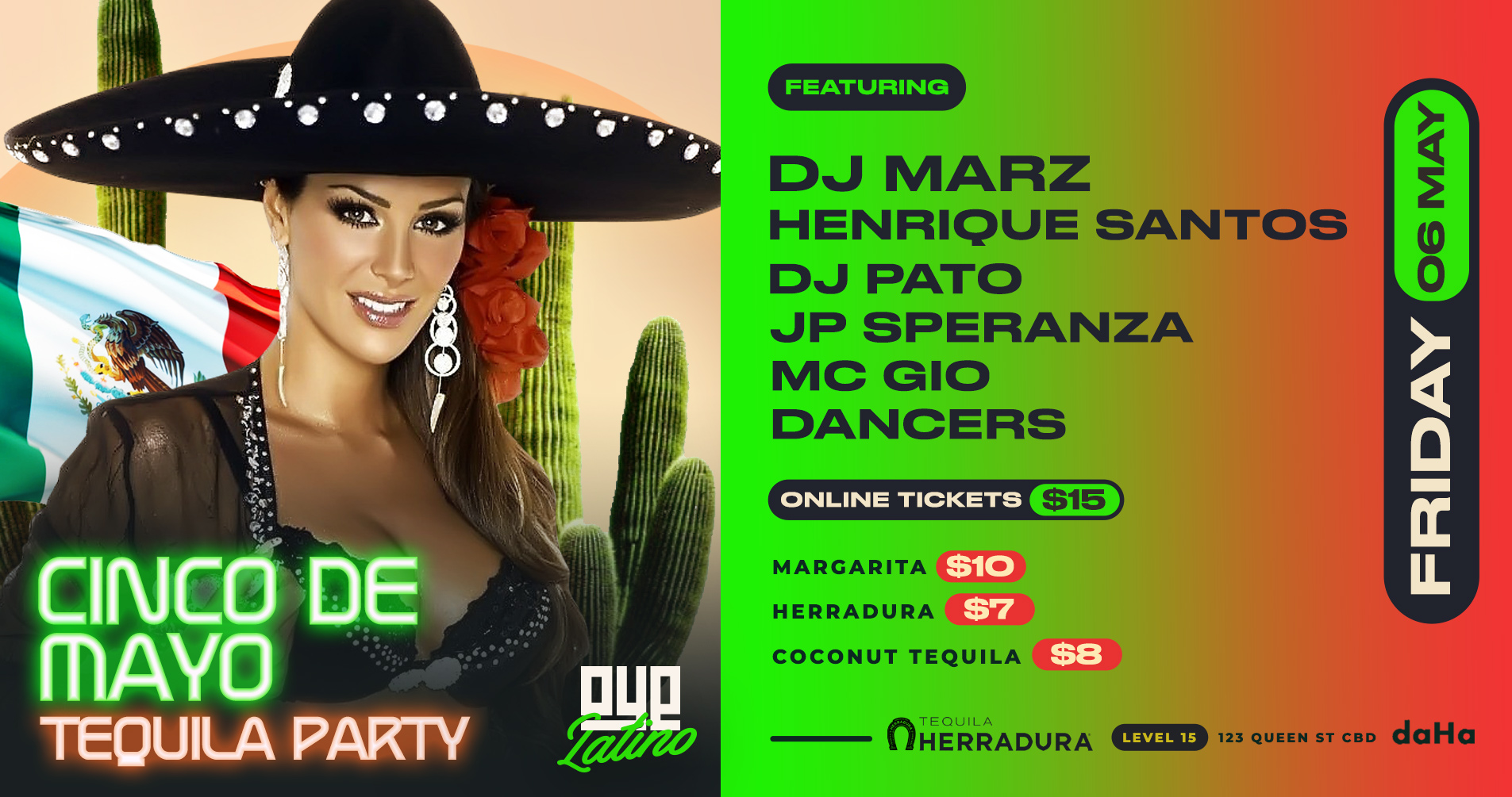 Oye Latino - CINCO DE MAYO Tequila Party