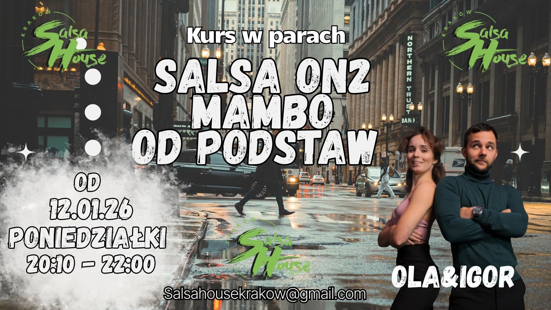 🔥 MAMBO SALSA ON2 OD PODSTAW KURS W PARACH 🔥