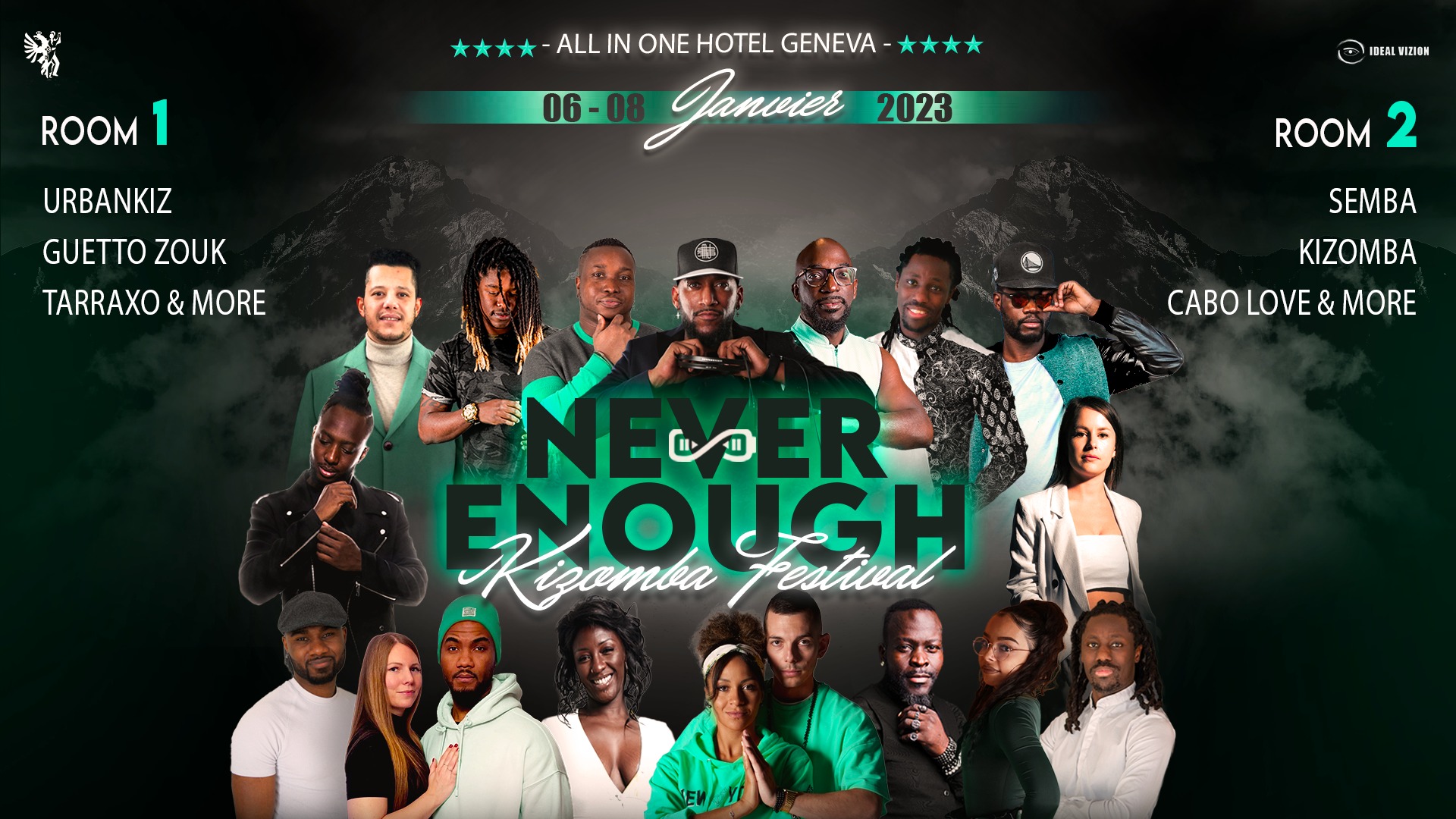 NEVER ENOUGH KIZOMBA FESTIVAL - ALL IN 1 GENEVA