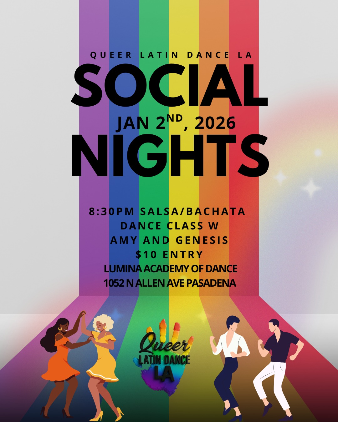 Social Nights with Queer Latin Dance LA 6this Friday 2 6 26