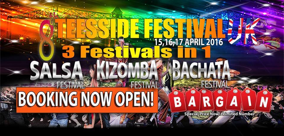 Kizomba Central @ the 8th Teesside Salsa & Kizomba & Bachata Festival UK 15,16,17 April 2016