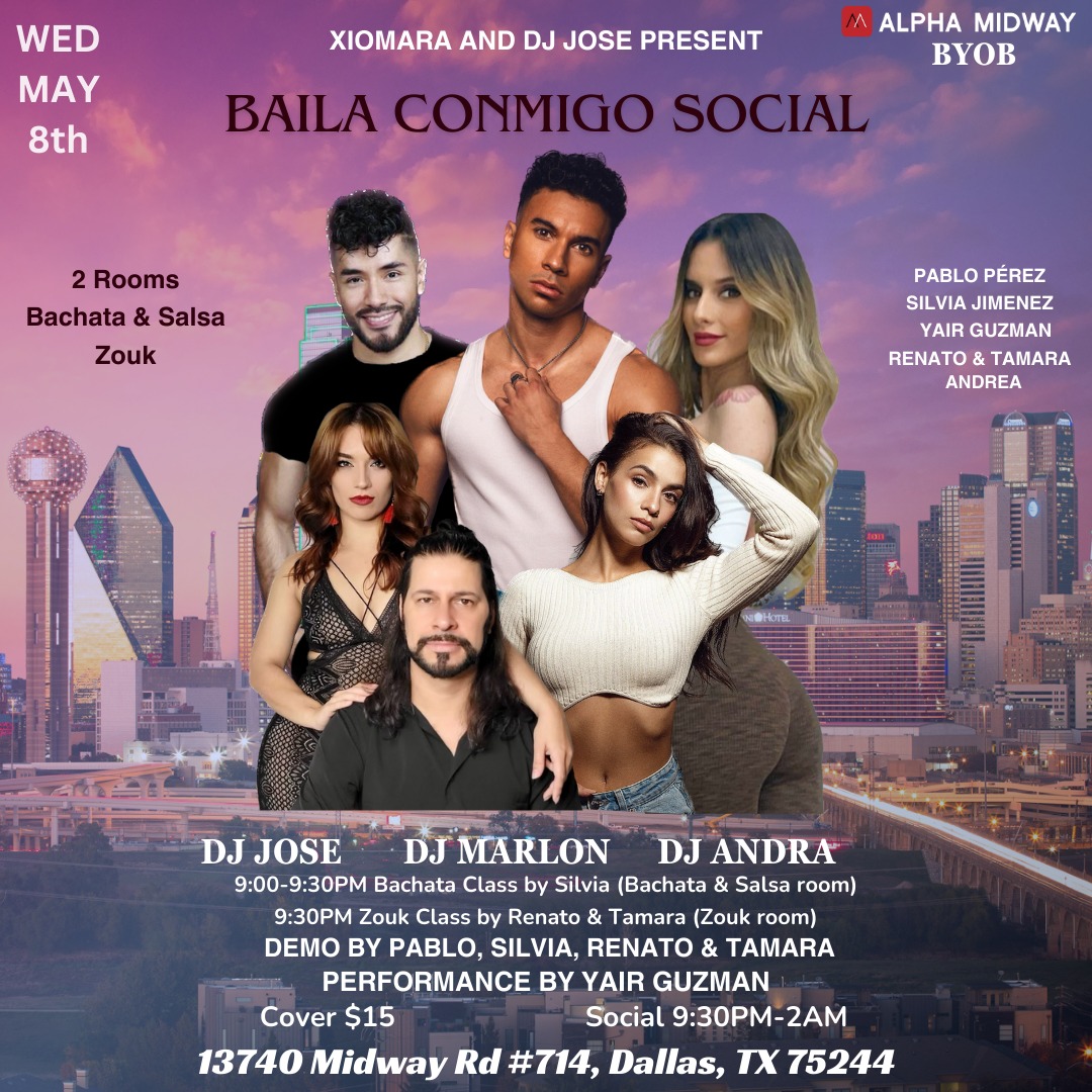 BAILA CONMIGO SOCIAL + WORKSHOPS