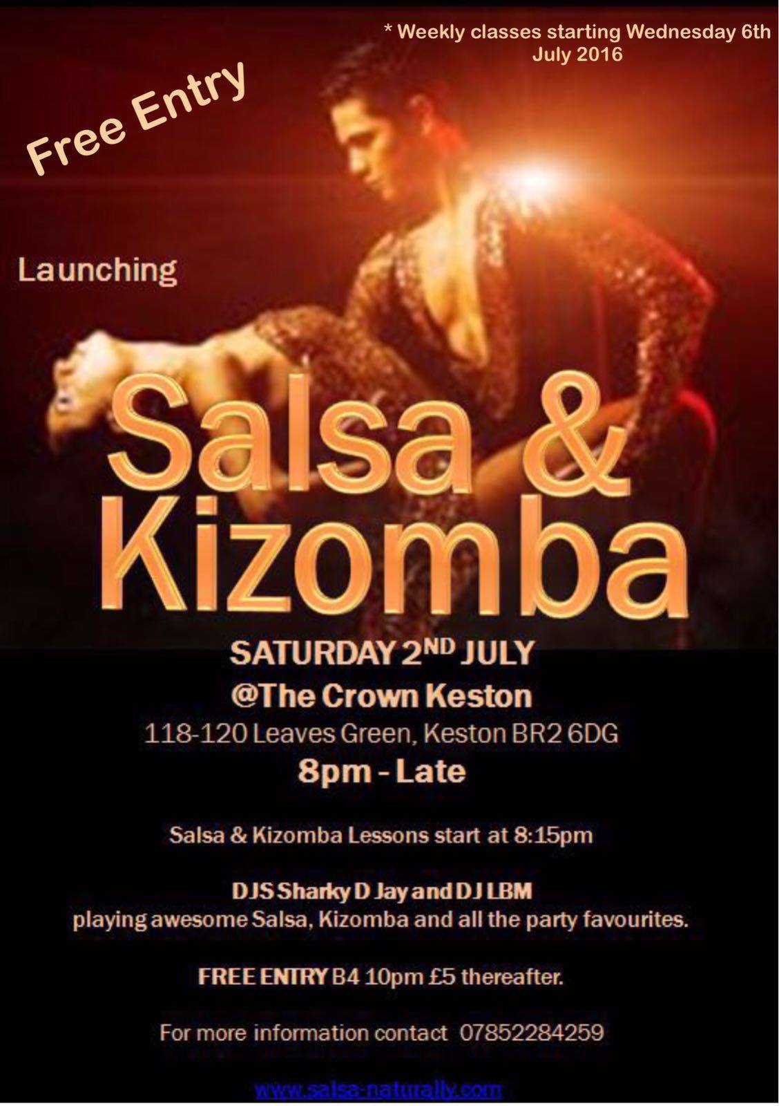 Free Salsa N Kizomba Launch Party