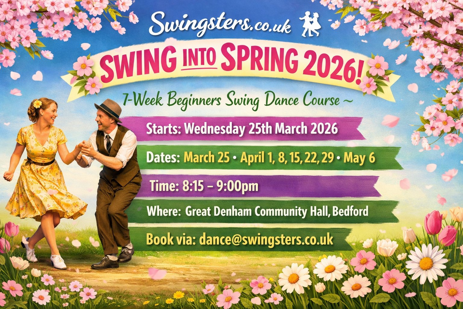 Swingsters ๐ธ SWING INTO SPRING 2026! ๐ธ