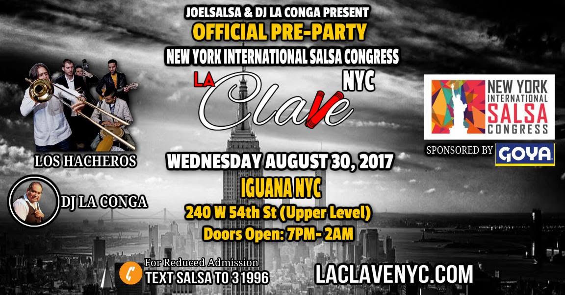 La Clave NYC - August 30th, 2017 - at Iguana NYC