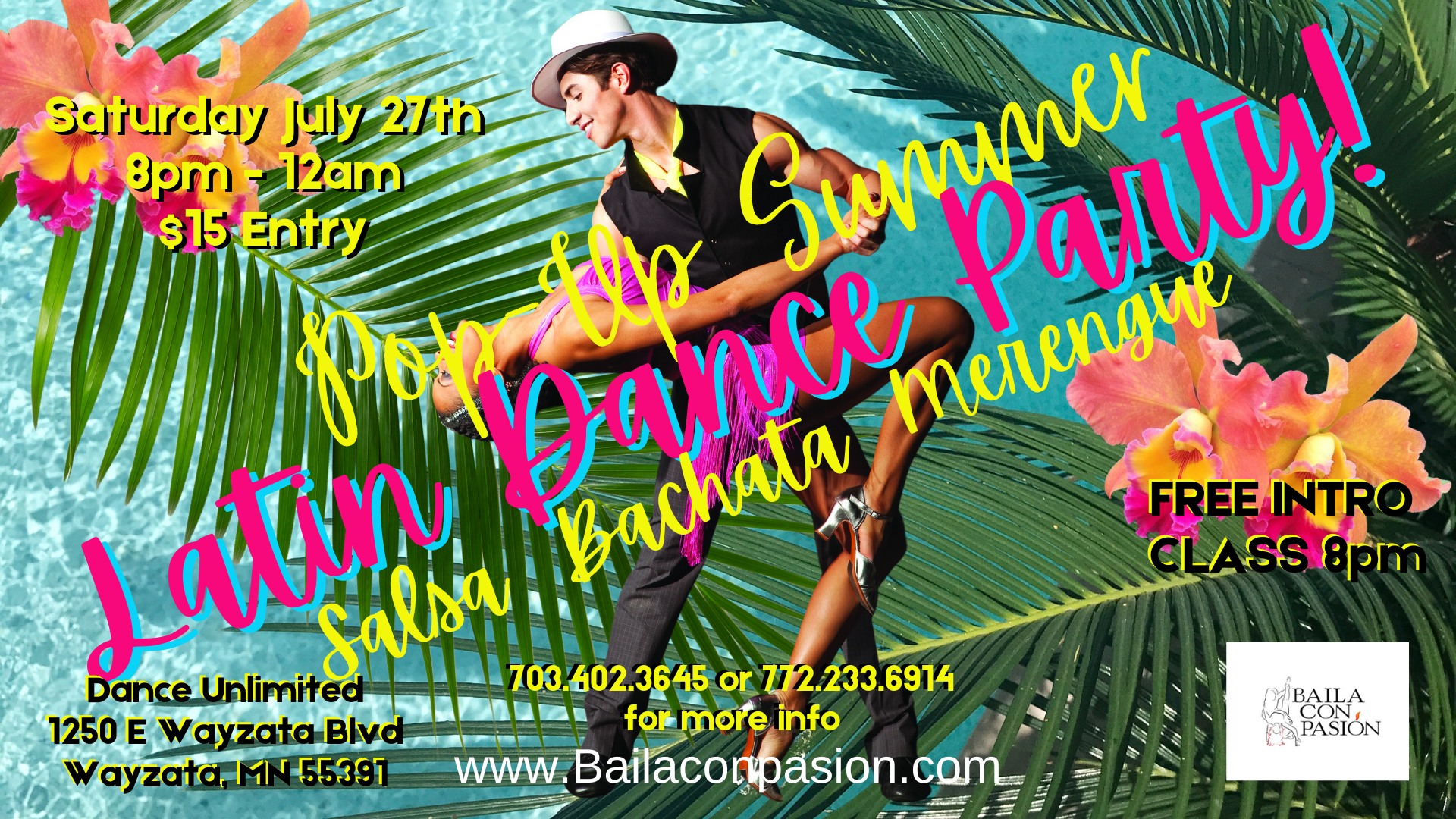 Pop-Up Summer Latin Dance Party!