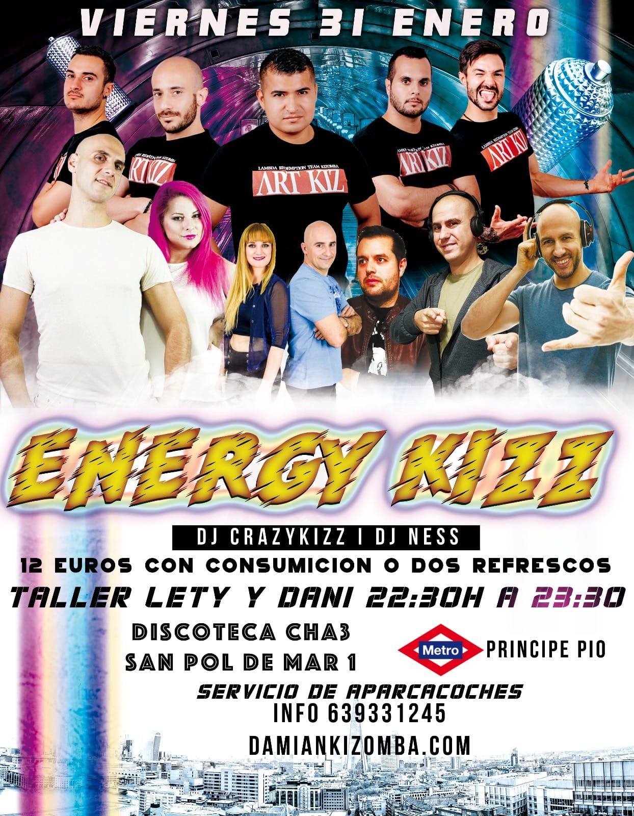 Viernes 31 Enero Energy Kizz