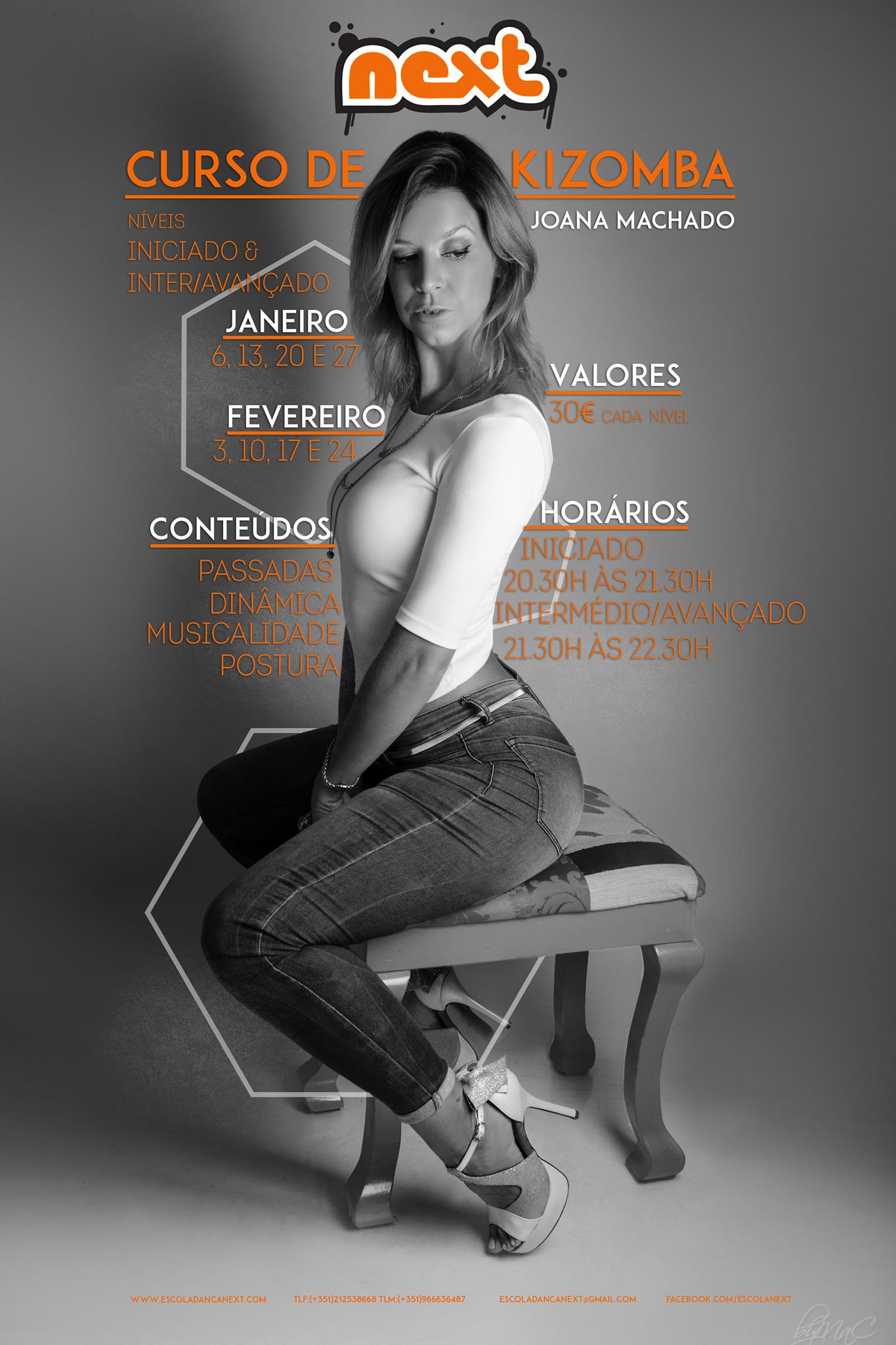 Curso de *Kizomba* na NEXT com *Joana Machado*