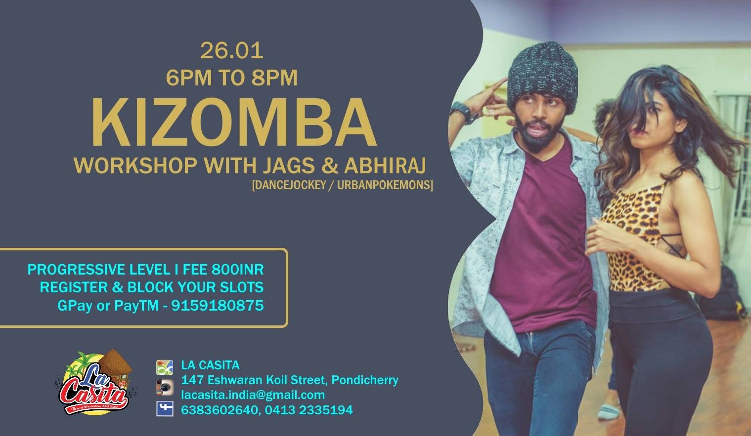 Kizomba Workshop with Jags & Abhiraj