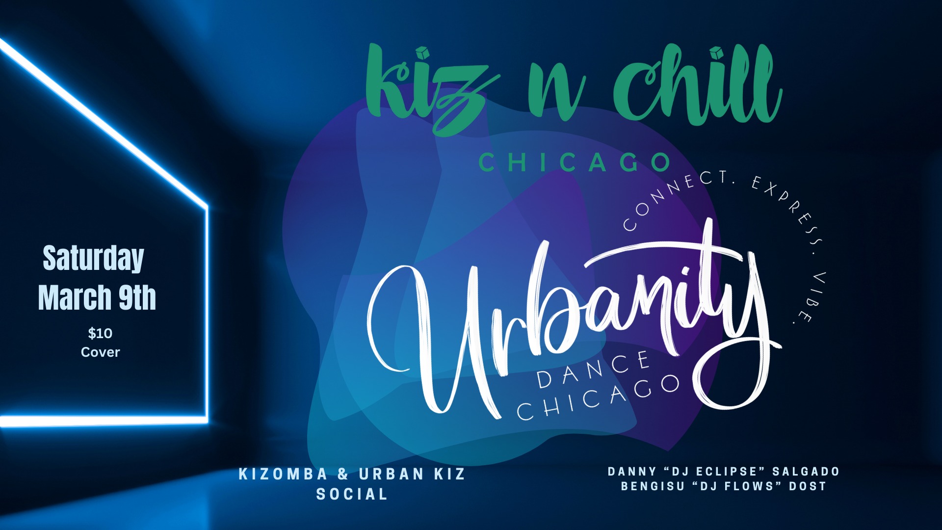Kiz n Chill x Urbanity: Kizomba and Urban Kiz Social