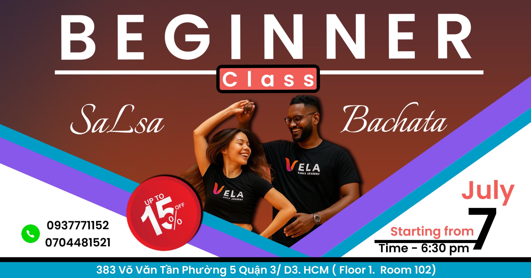 Beginner Salsa & Bachata Classes