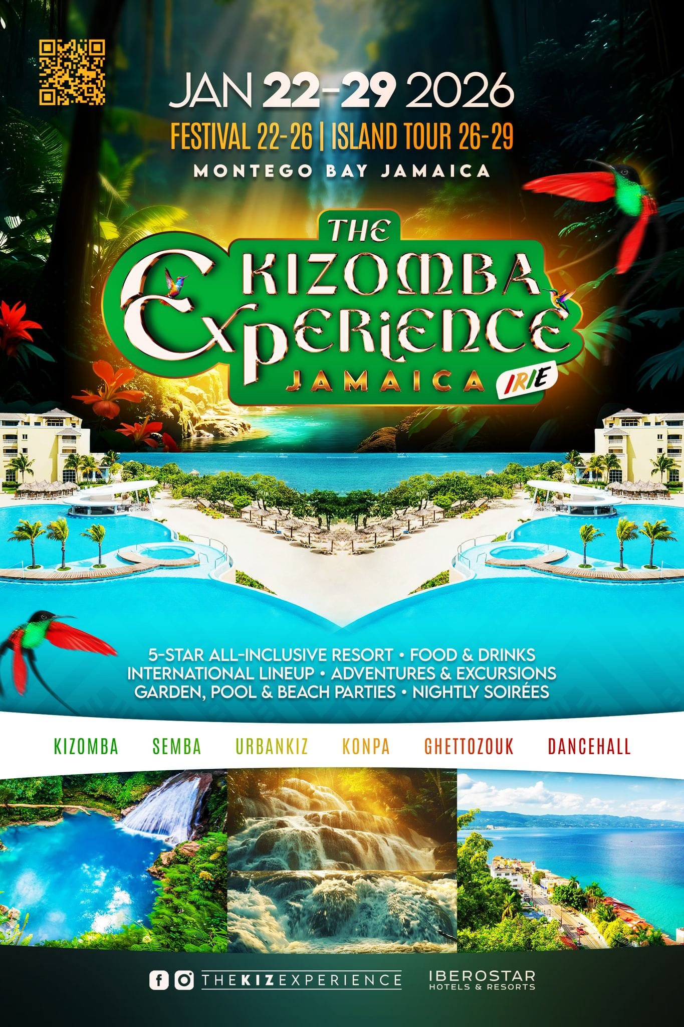 SAKAD to The Kizomba Experience Jamaica - The IRIE Edition. VIP