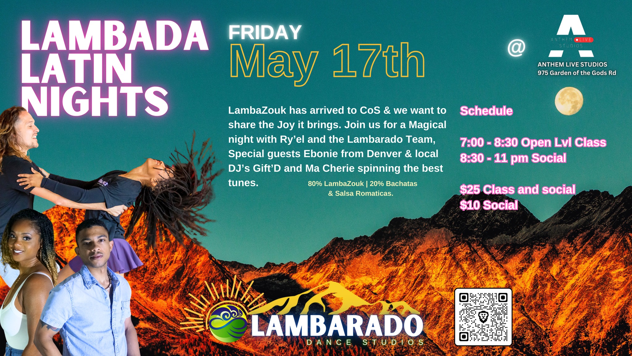 Lambada Latin Nights: Zouk Lambada Bachata Salsa