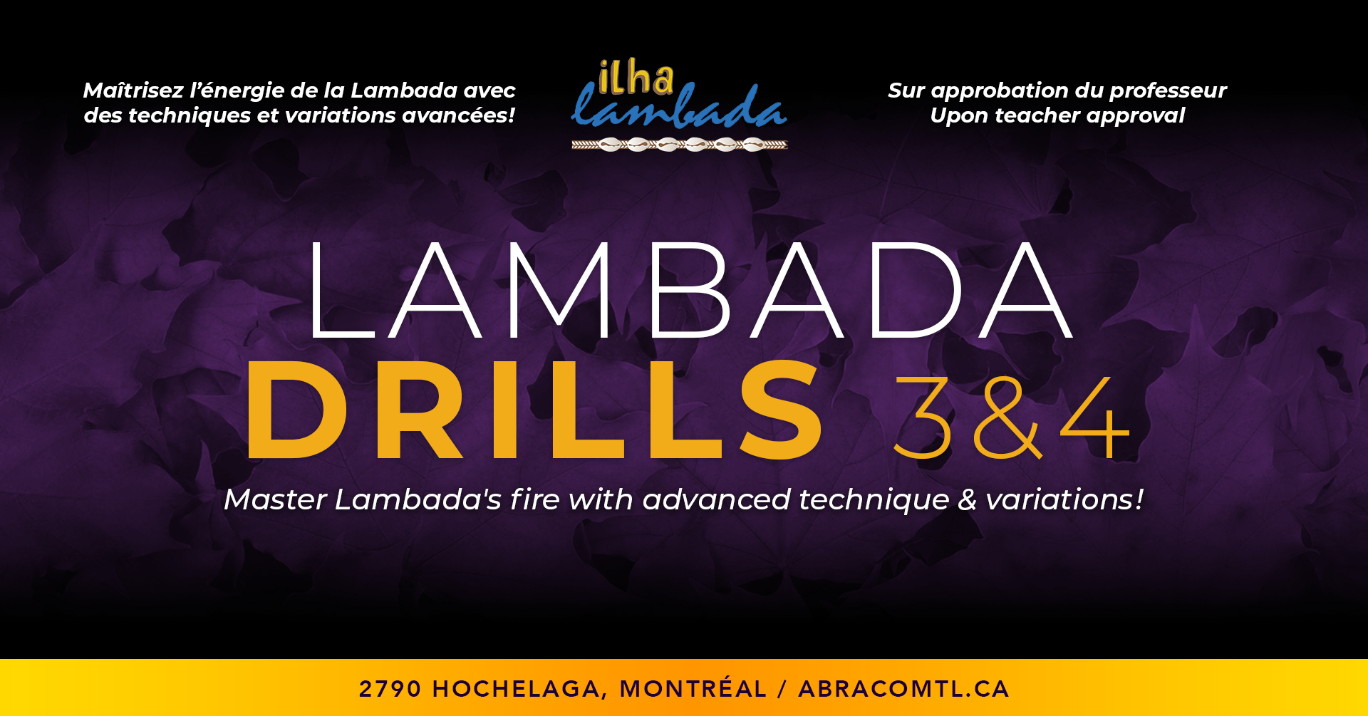Lambada Drills (Lev 3&4) w Ilha Lambada