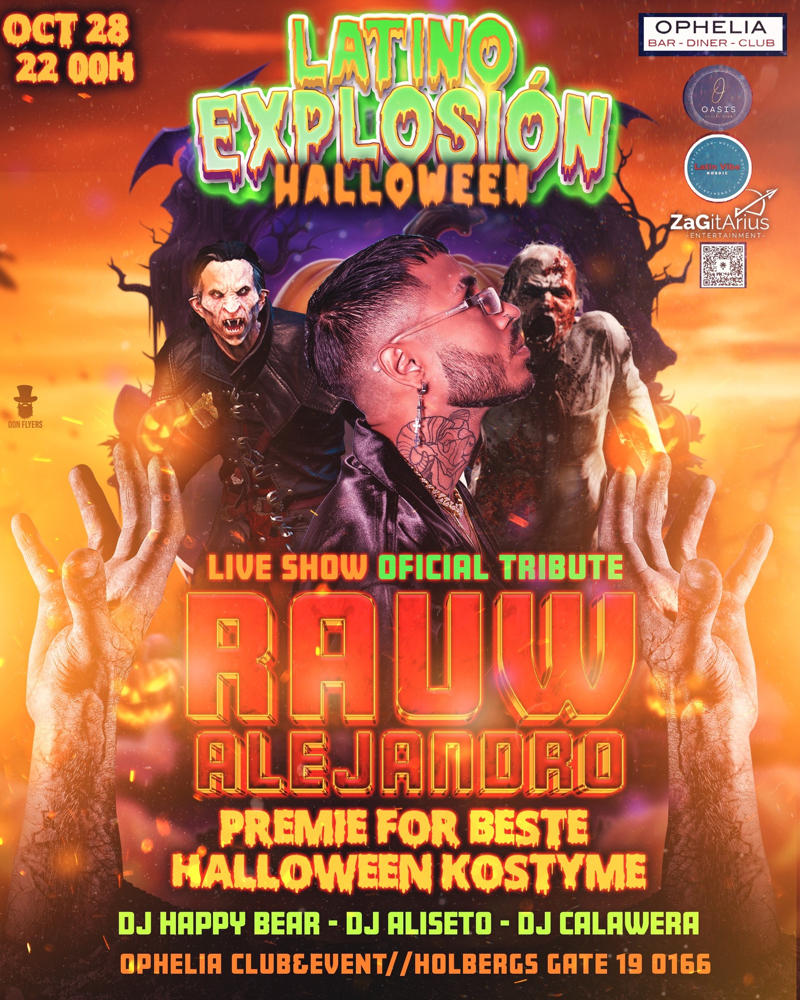 Latino Explosión Osloš„Halloween š Guest: Rauw Alejandro (Official International Tribute)