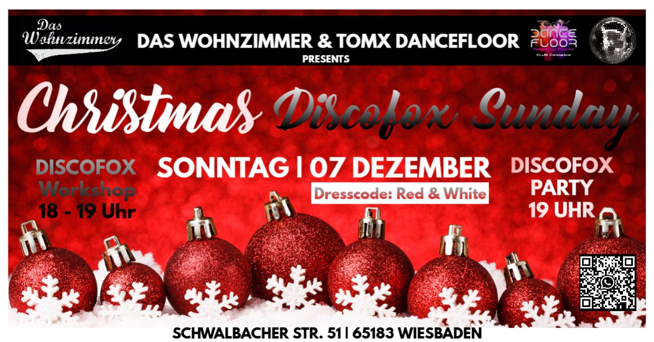 Discofox Sunday - Christmas - Das Wohnzimmer Wiesbaden - DF Workshop - Discofox in the Mix - WCS