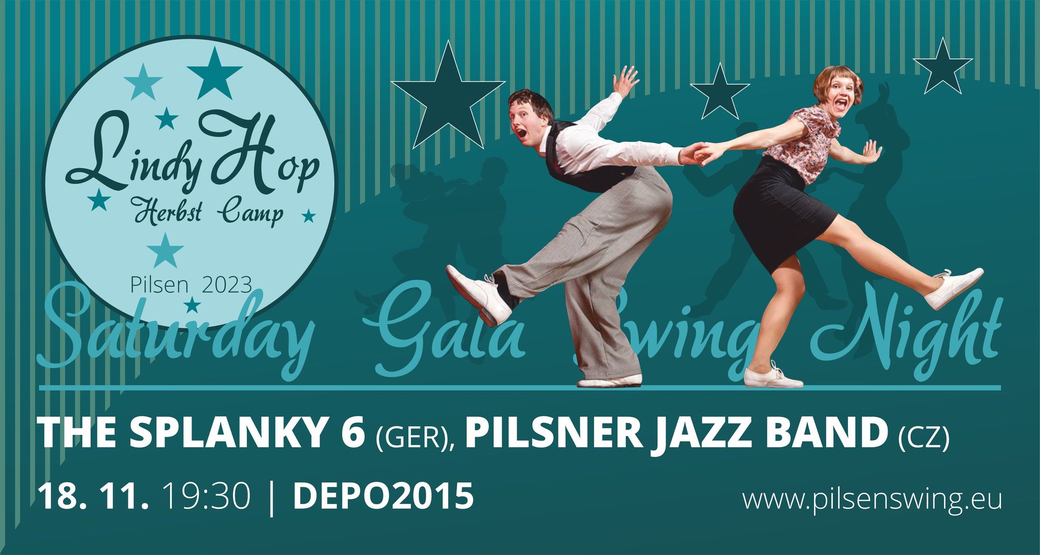 LHHC2023: Saturday Gala Swing Night with The Splanky 6 & Pilsner Jazz Band