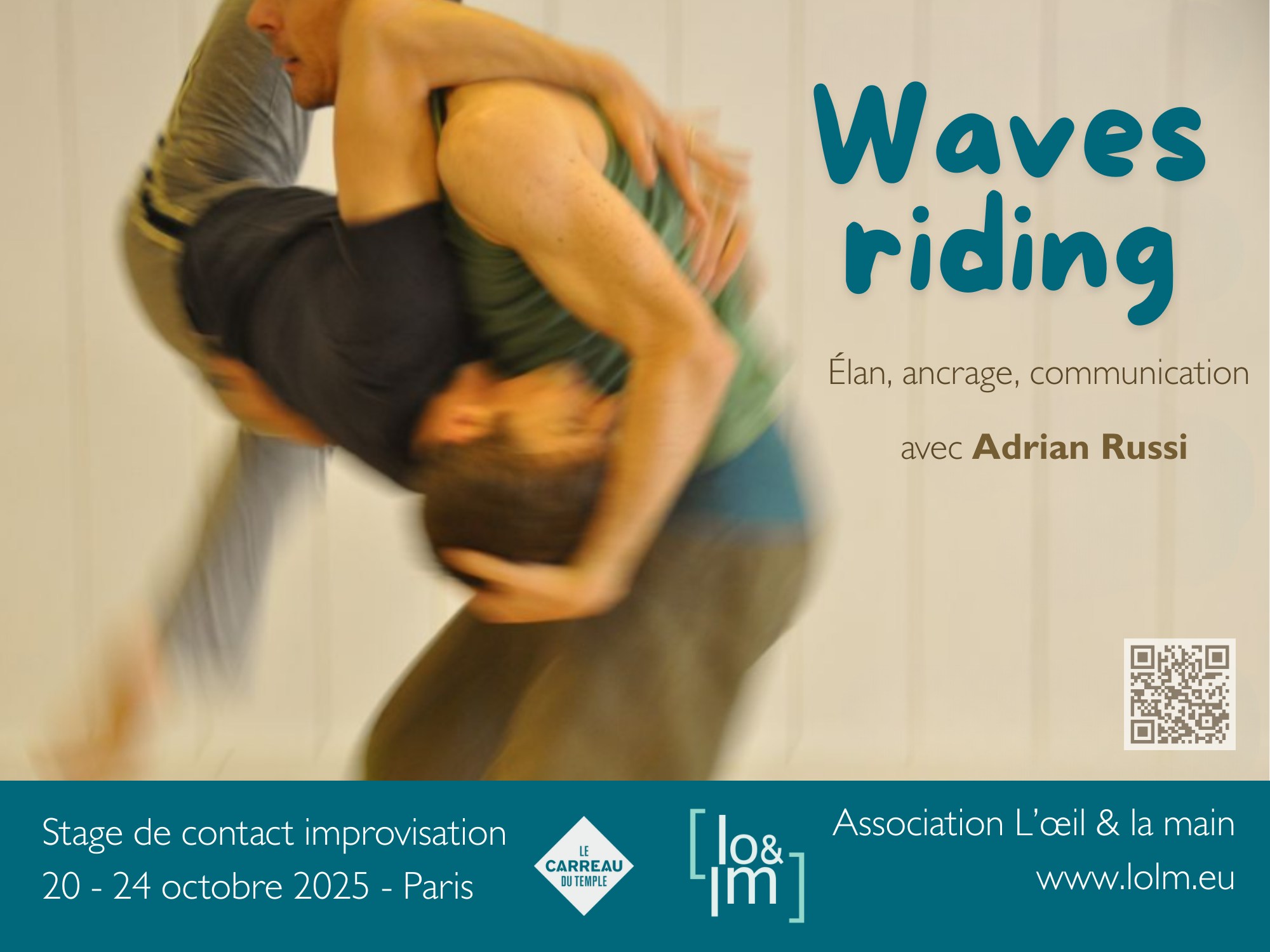 Waves riding - Stage de Contact Improvisation avec Adrian Russi
