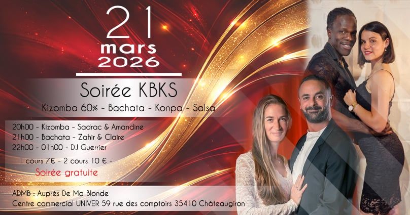 Soirée KBKS (kizomba-bachata-konpa-salsa)