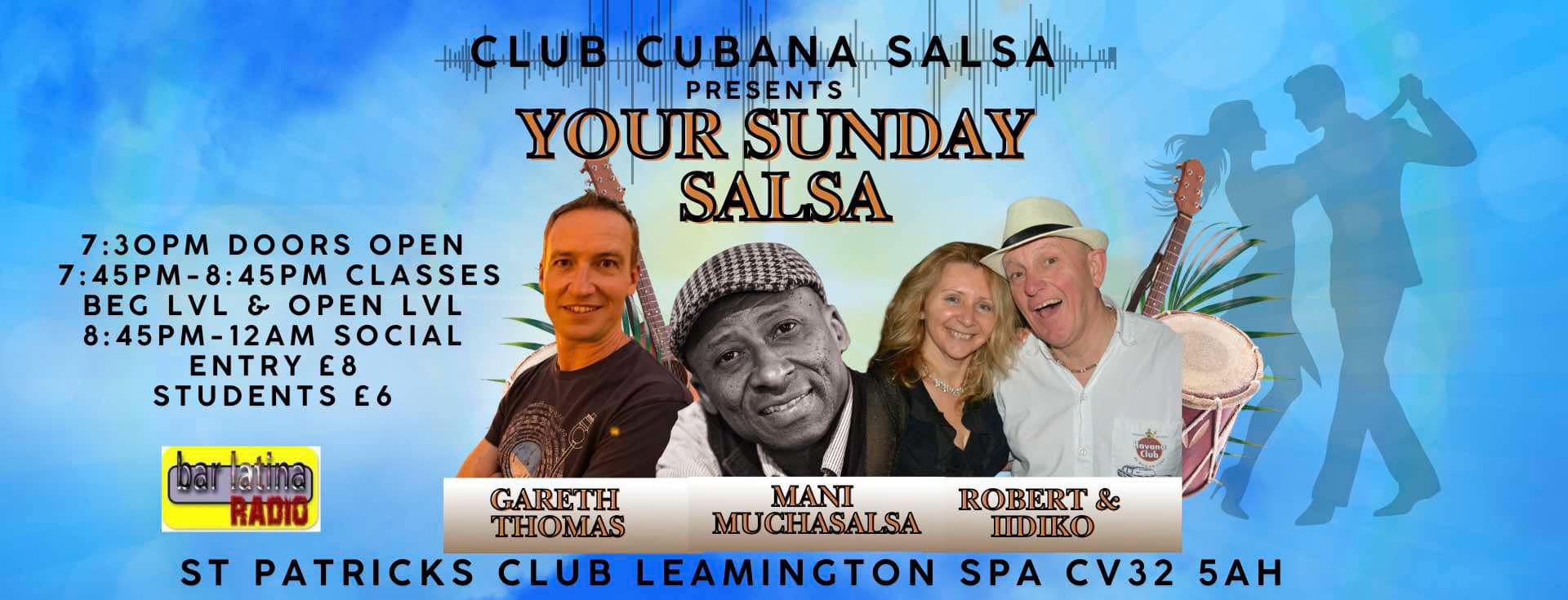 DOMINGOS CUBANO Y BACHATA FIESTA