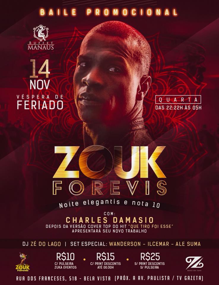 Zouk Forevis Noite Elegantis é Nota Dez