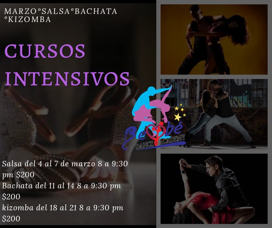 Curso Intensivo de Salsa, Bachata y Kizomba