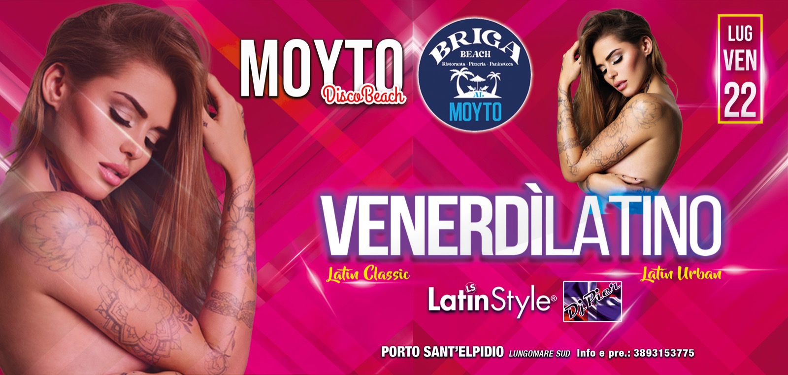 IL VENERDI' MOYTO @ Briga beach