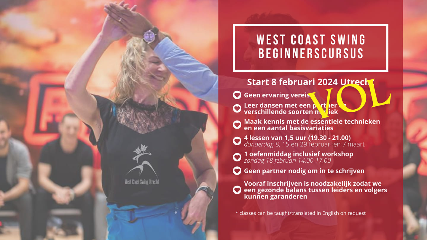 Start cursus West Coast Swing voor Beginners (Essentials)