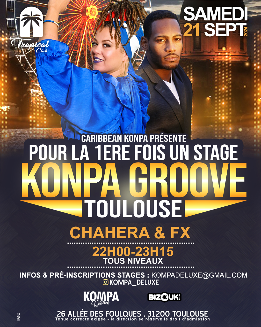 1ER STAGE KONPA-GROOVE TOULOUSE (KOMPA DELUXE)