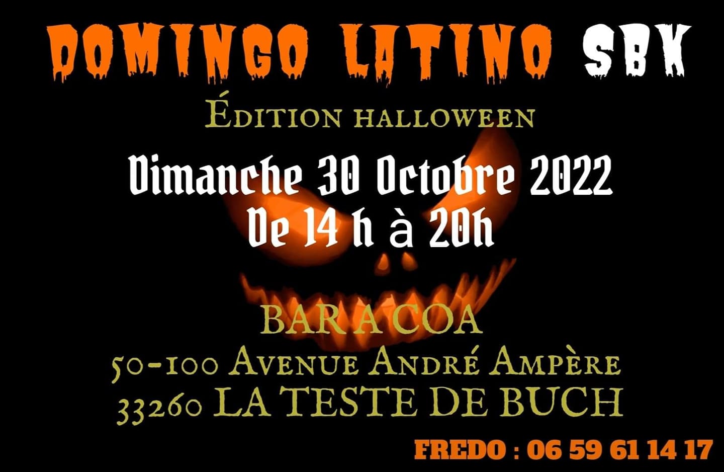 Domingo Latino SBK édition Halloween.La Teste-de-Buch