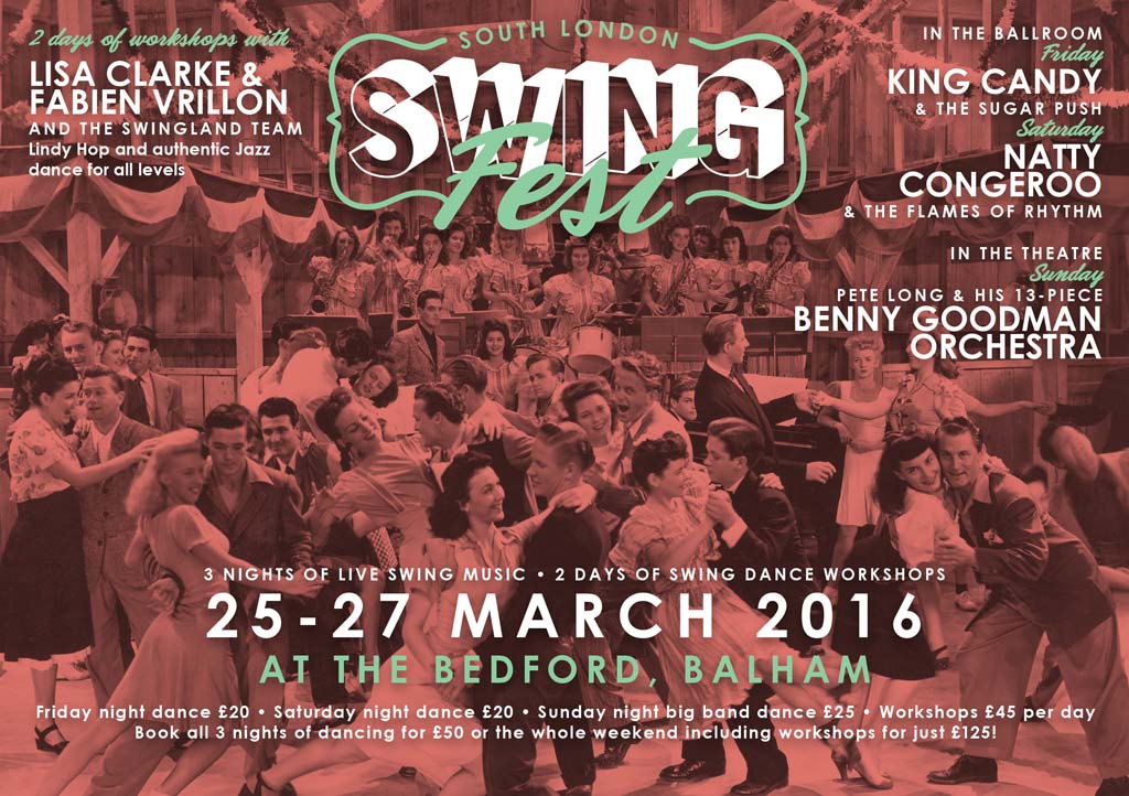 South London SwingFest 2016 - workshops for all levels, amazing live bands, top swing DJs and more!
