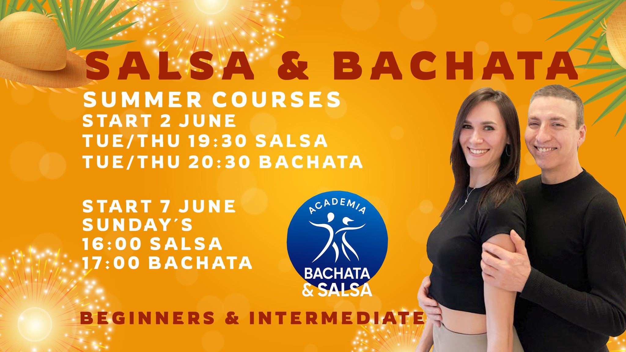 Summer Bachata & Salsa Courses Beg Int