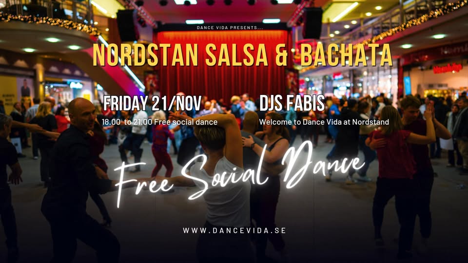 Nordstan Free Social Dance Salsa & Bachata