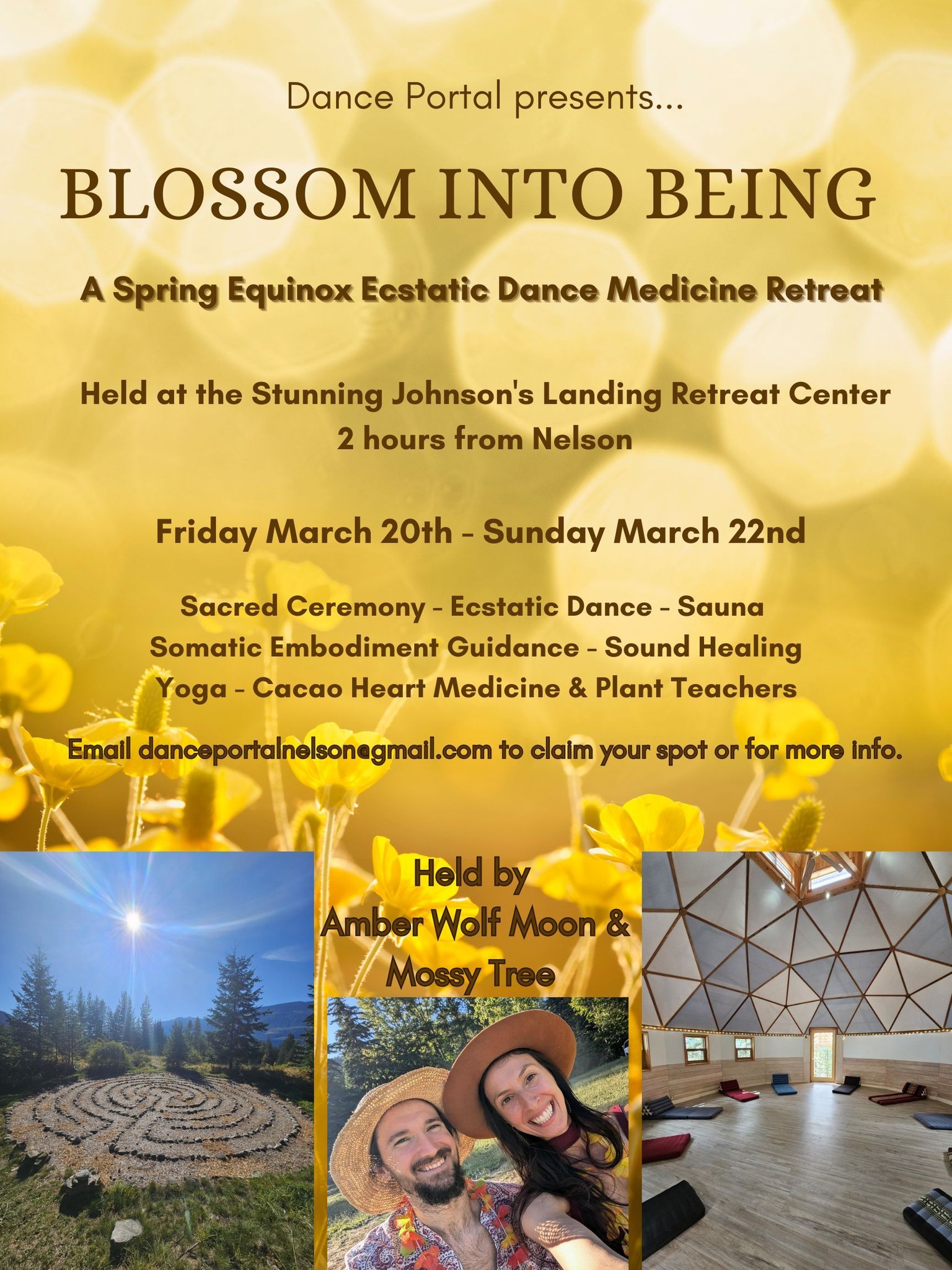 Blossom Into Being - A Spring Equinox Ecstatic Dance Medicine Retreat