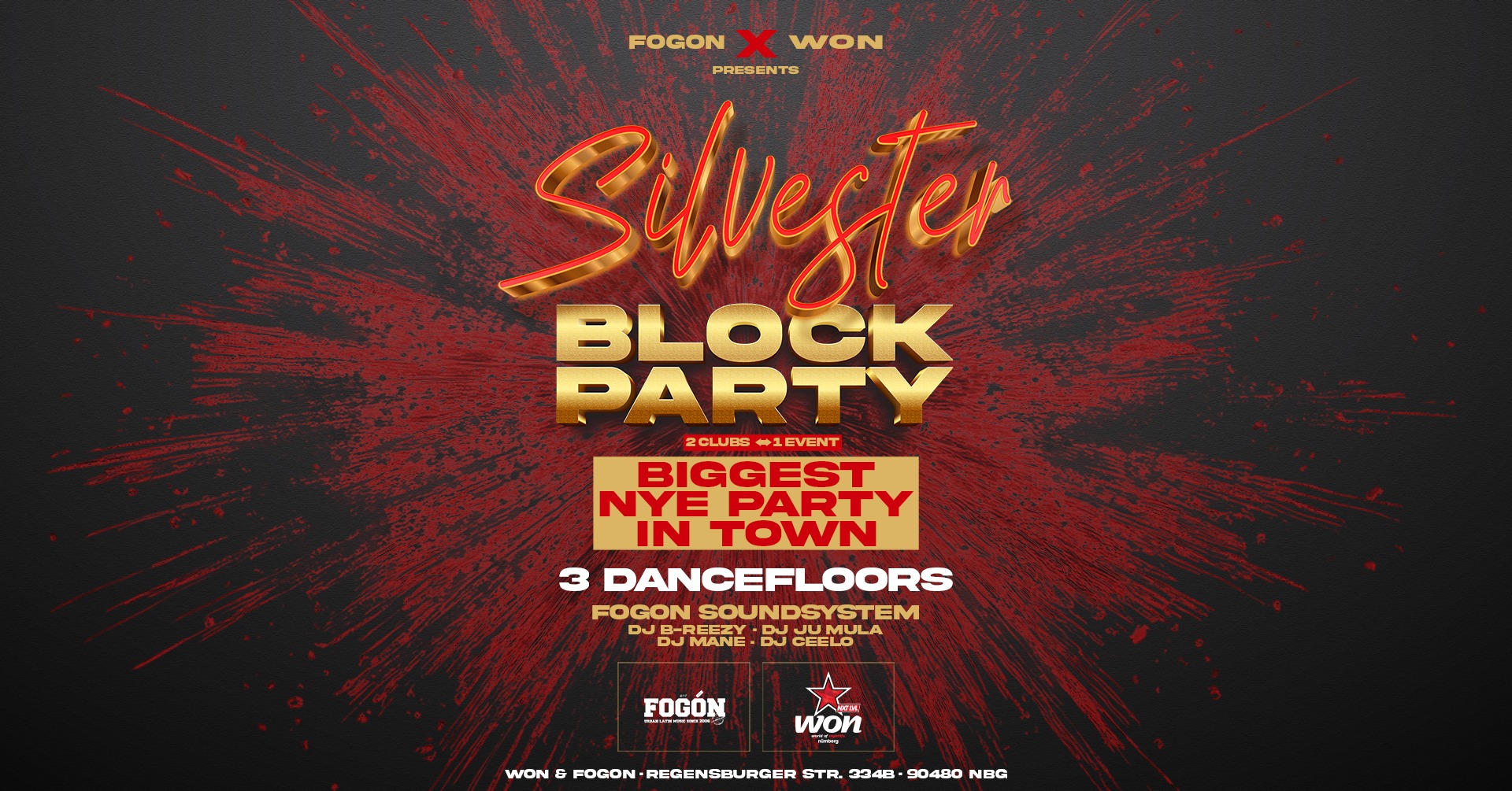 NYE LATINO . silvester block party