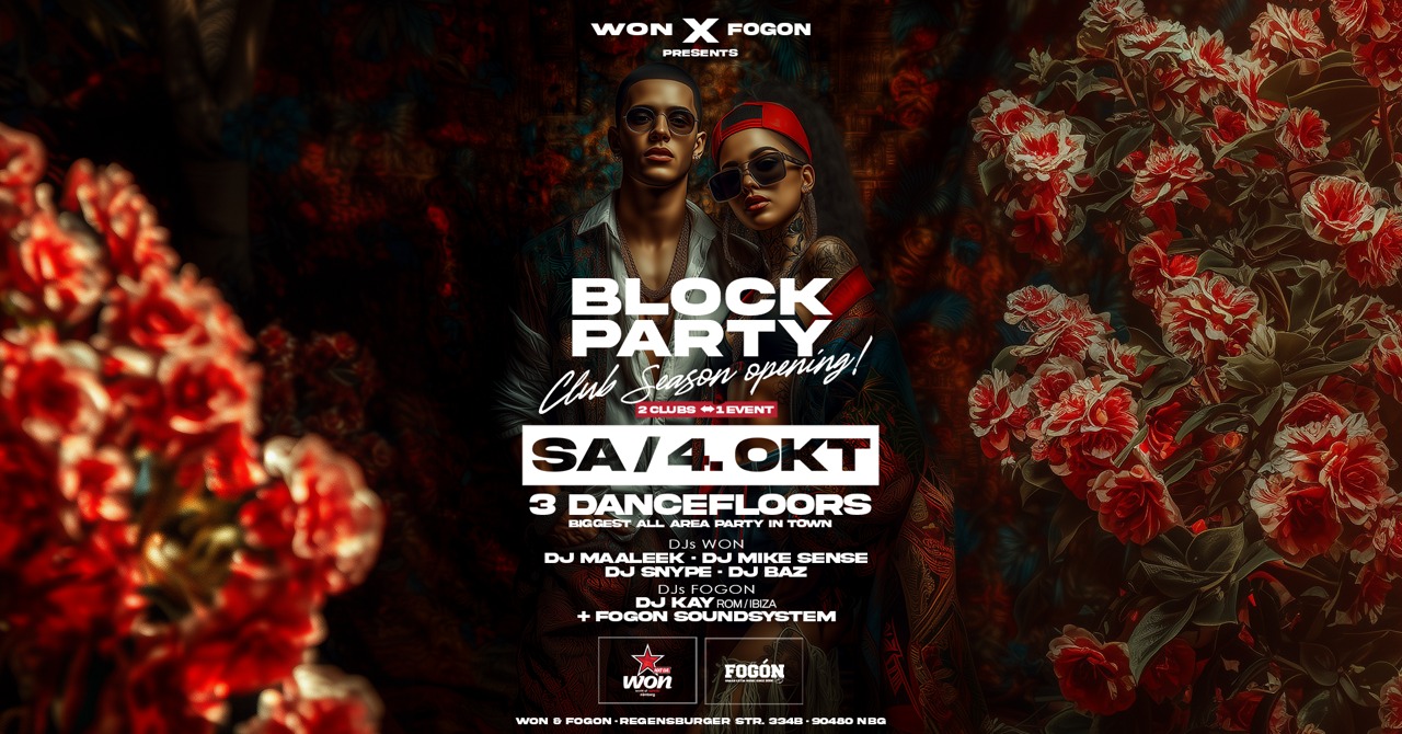 BLOCK PARTY . biggest party in town!