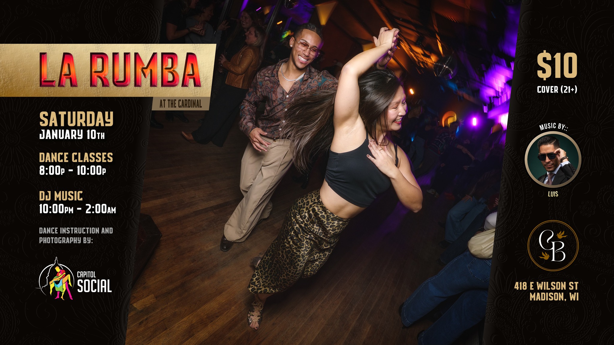 LA RUMBA at The Cardinal (SATURDAY 1 10 26)