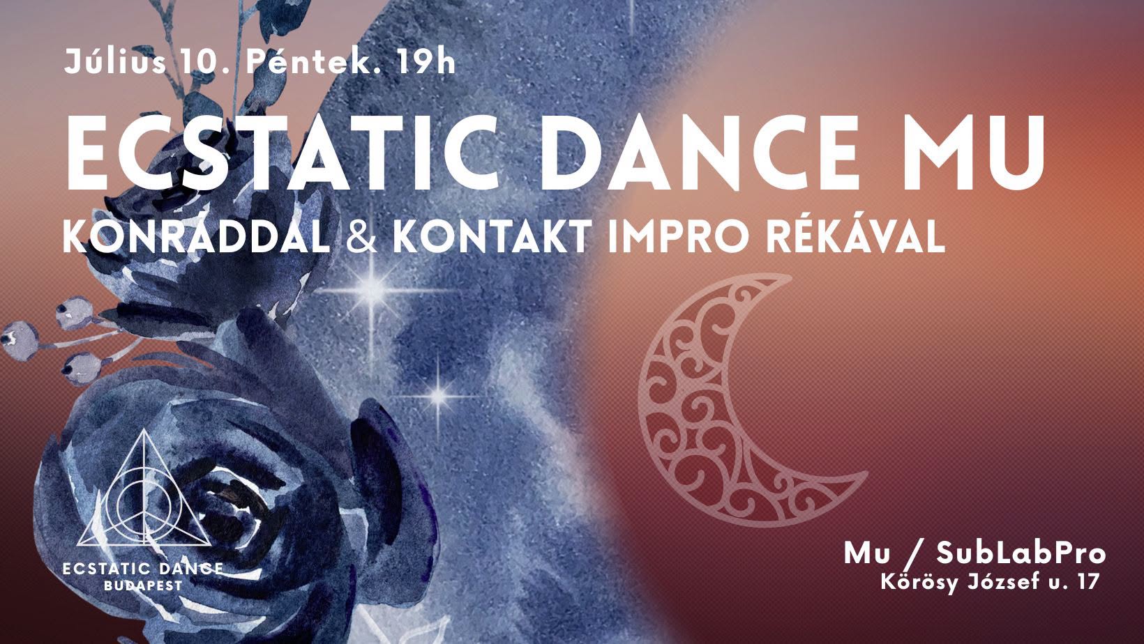 Ecstatic Dance MU Konráddal és Kontakt Impro Rékával