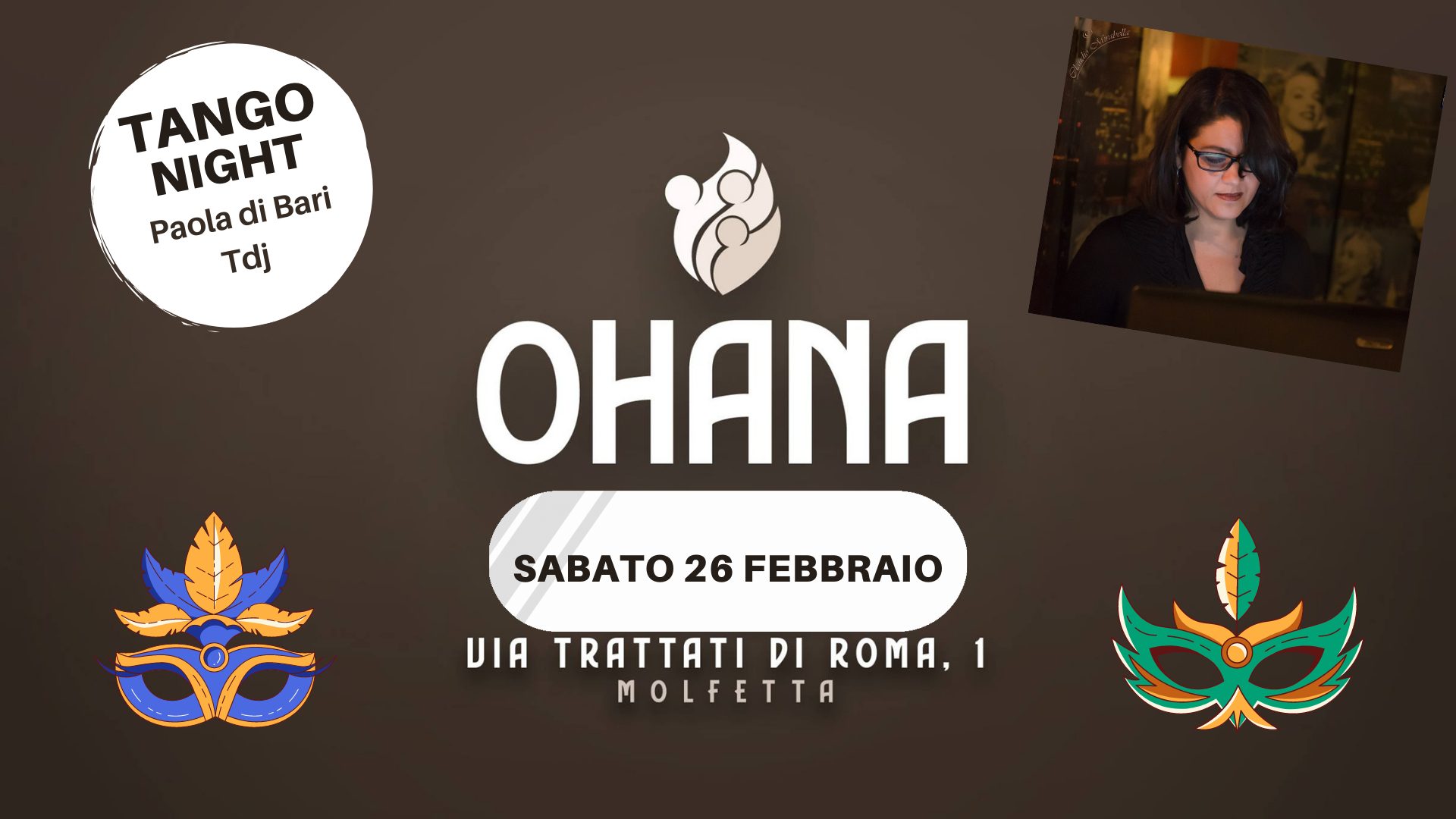 OHANA MILONGA di Carnevale - Paola di Bari Tdj