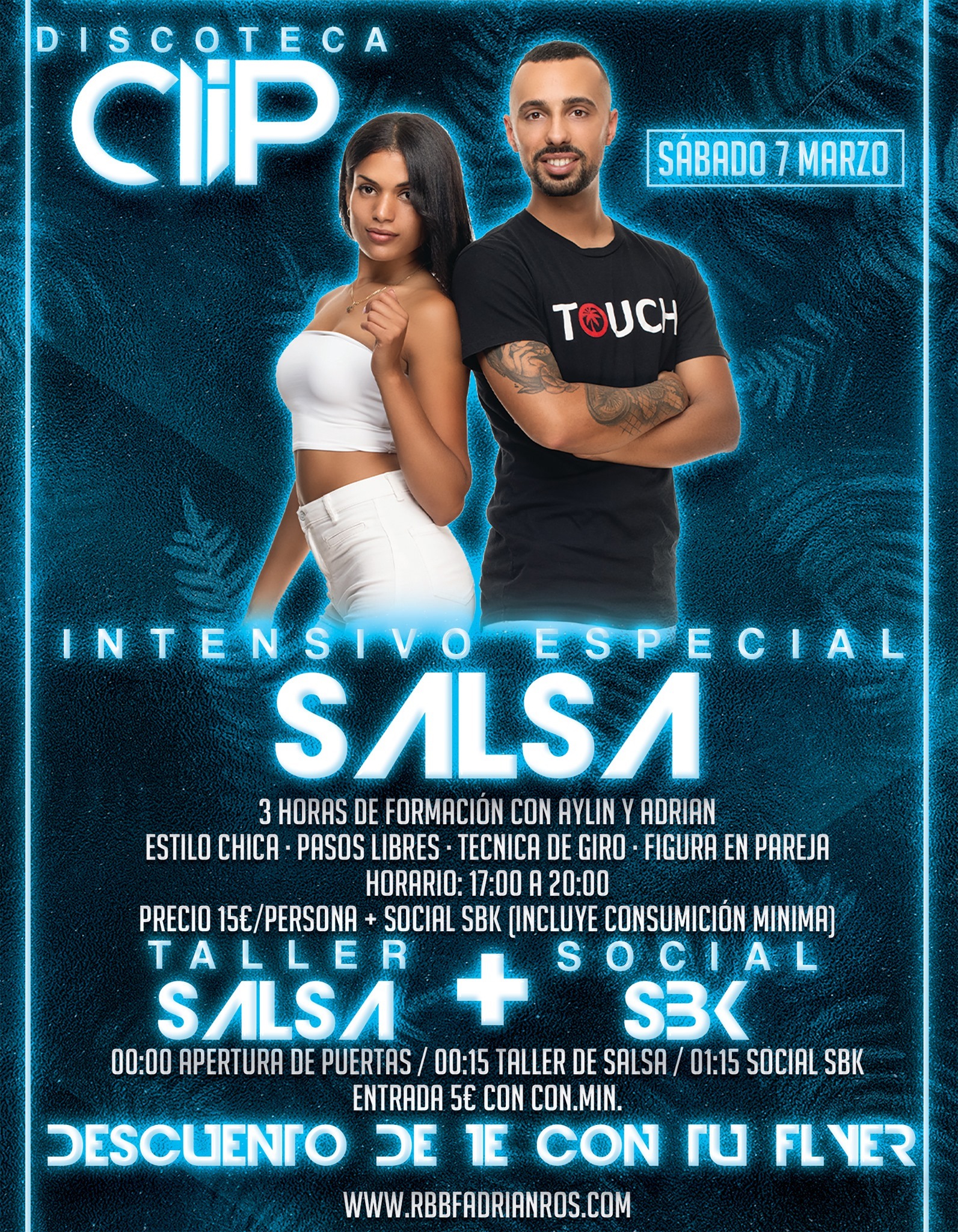 Intensivo Especial Salsa con Aylin y Adrian - Discoteca Clip