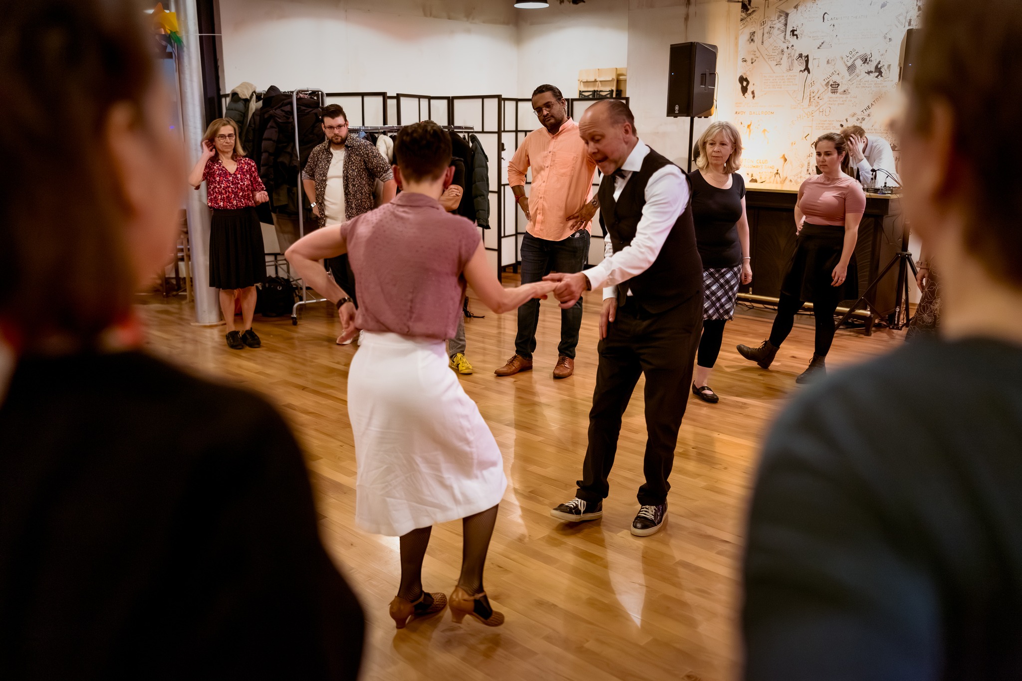Lindy Hop 5 - Intermediate course' with Lorenzo & Andrea