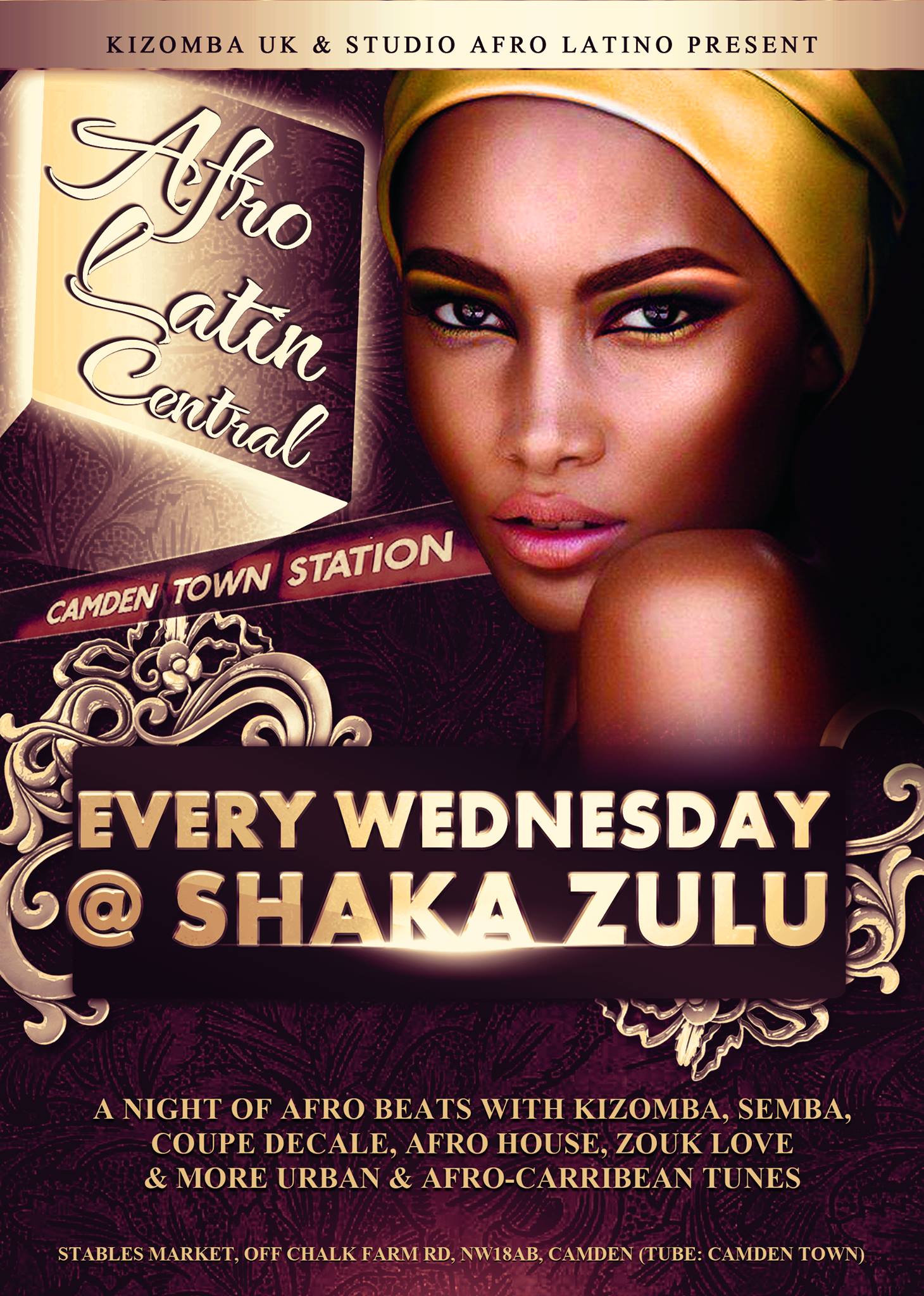 Afro Latin Central, every Wednesday @ Shaka Zulu in Camden WED 29 JANUARY WITH DJ BARATA (LISBON)